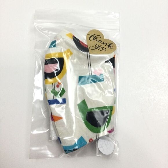 ‎2/$15 - Bird Mask, Modern Bird Pattern Face Mask, Filti Filter - Picture 8 of 14